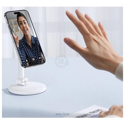 Baseus MagicPro Magnetic Desktop Phone Stand (belyiy)