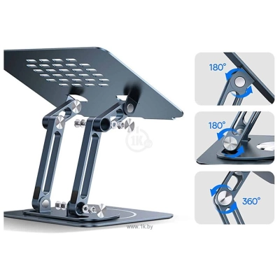 Baseus UltraStable Pro Series Rotatable and Foldable Laptop Stand (3-Hinge Version)