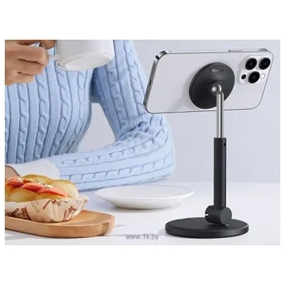 Baseus MagicPro Magnetic Desktop Phone Stand (chernyiy)