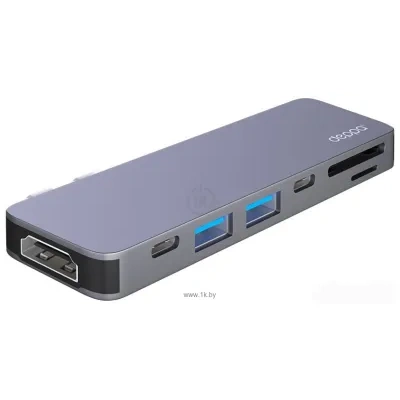 Deppa USB-C dlya MacBook 7-v-1 (73121)