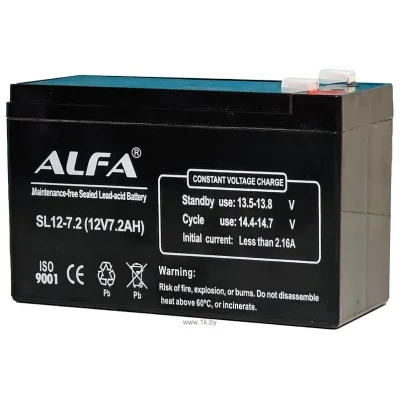 Alfa Battery ALFA SL12-7.2 12V-7.2Ah