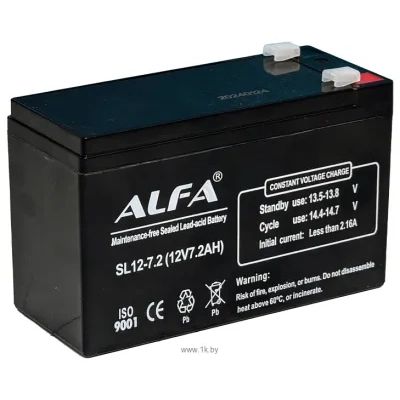 Alfa Battery ALFA SL12-7.2 12V-7.2Ah