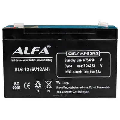 Alfa Battery ALFA SL6-12 6V-12Ah