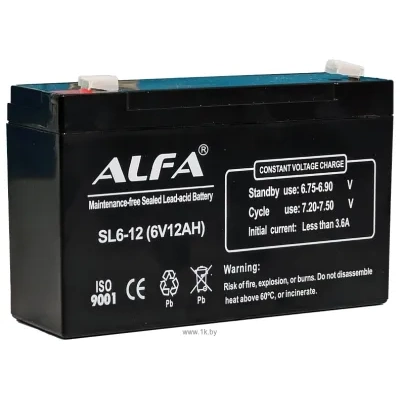 Alfa Battery ALFA SL6-12 6V-12Ah