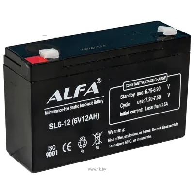 Alfa Battery ALFA SL6-12 6V-12Ah