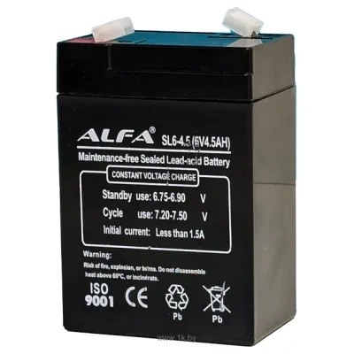 Alfa Battery ALFA SL6-4.5 6V-4.5Ah