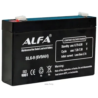 Alfa Battery ALFA SL6-9 6V-9Ah