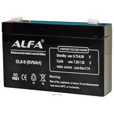 Alfa Battery ALFA SL6-9 6V-9Ah