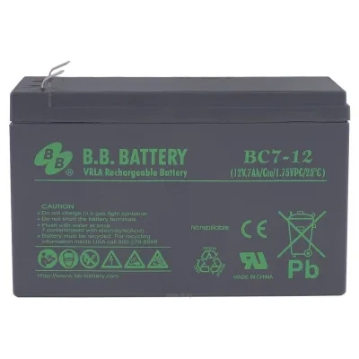 B.B. Battery BC7-12