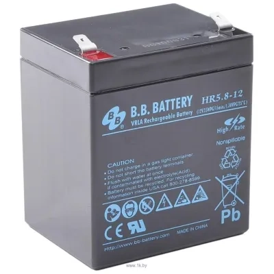 B.B. Battery HR5.8-12 .3