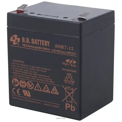 B.B. Battery SHR 7-12