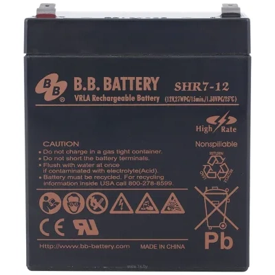 B.B. Battery SHR 7-12