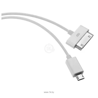 Kabeli Apple Dock Connector 30 pin - micro-USB 2.0 tip A 1 m